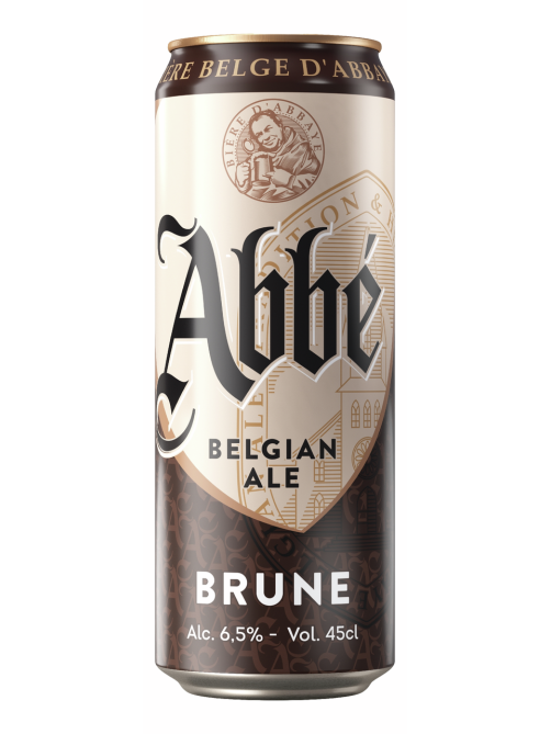 Пивной напиток Abbe Brune Эль темное, 0.45л