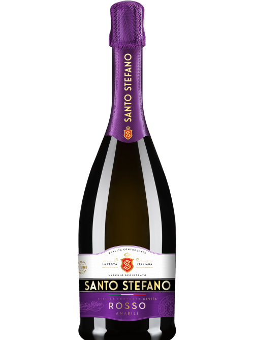 Сидр Santo Stefano газированный красный полусладкий, 0.75л
