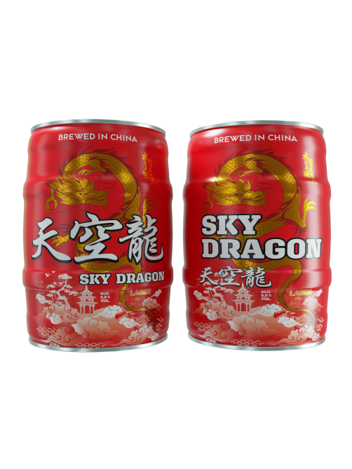 Пиво Sky Dragon светлое фильтрованное, 5л
