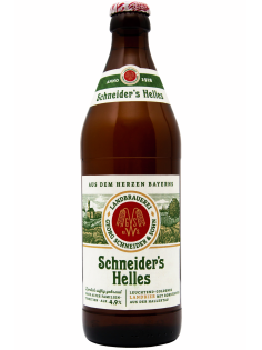 Пиво Schneider's Bayerisch Hell светлое фильтрованное, 0.5л