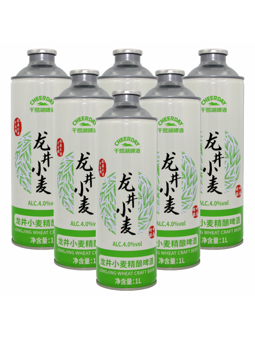 Пивной напиток Cheerday Longjing Эль светлое, 1л