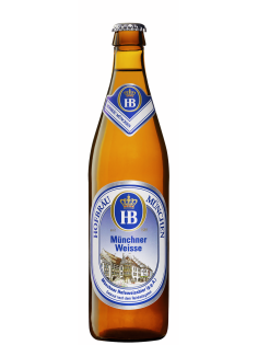 Пиво Hofbrau Schwarze Weisse Эль темное нефильтрованное, 0.5л