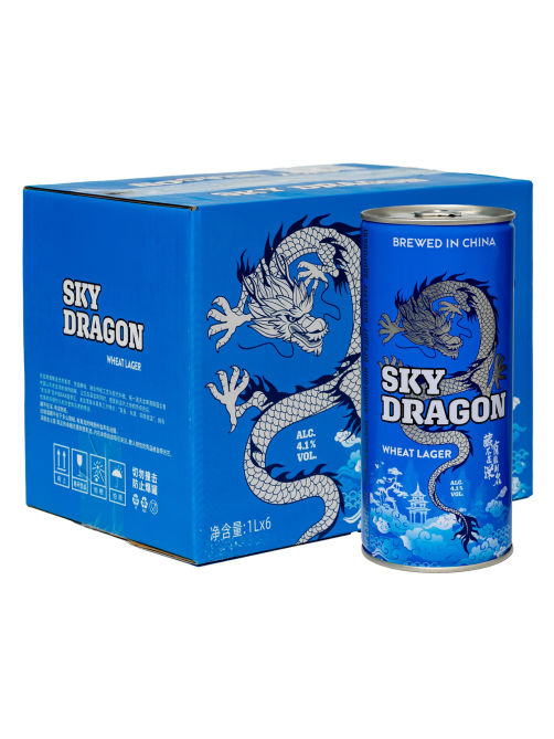 Пиво Sky Dragon Wheat Lager светлое, 1л