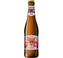 Сидр Мистер Лис Rose полусухой, 0.4л