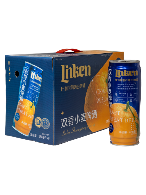 Пивной напиток Linken Craft Wheat Bear Эль светлый нефильтрованный, 0.65л
