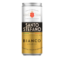 Сидр Santo Stefano Bianco газированный белый полусладкий, 0.25л
