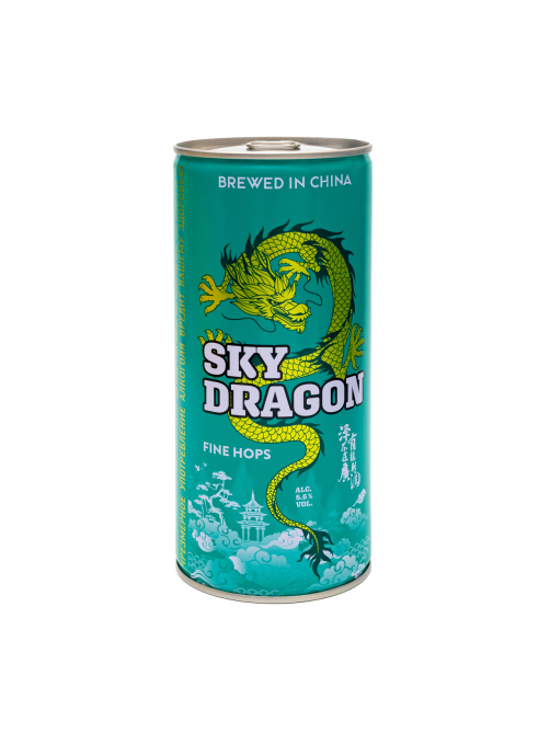 Пиво Sky Dragon Fine Hops Эль светлое нефильтрованное, 1л