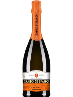 Сидр Santo Stefano Римские каникулы газированный белое полусладкое, 0.75л