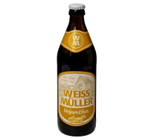 Пиво Weissmuller Hefeweissbier Эль светлое нефильтрованное, 0.5л
