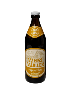 Пиво Weissmuller Hefeweissbier Эль светлое нефильтрованное, 0.5л