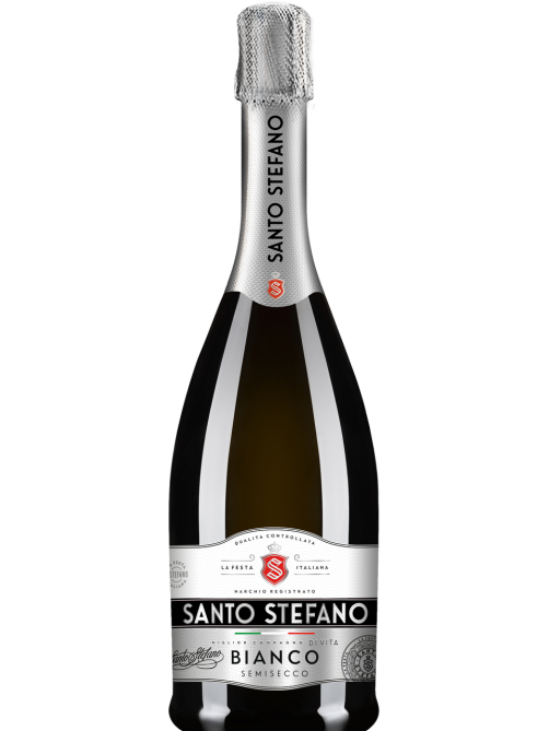 Сидр Santo Stefano газированный белый полусухой, 0.75л