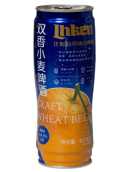 Пивной напиток Linken Craft Wheat Bear Эль светлый нефильтрованный, 0.65л