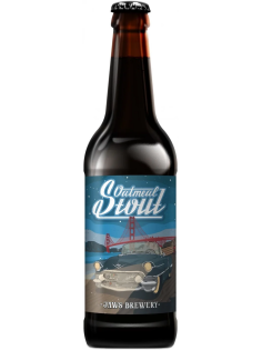 Пиво Jaws Oatmeal Стаут темное, 0.5л