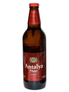 Пиво Antalya Pilsner светлое, 0.5л