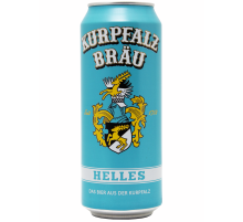 Пиво Kurpfalz Brau Helles, 0.5л