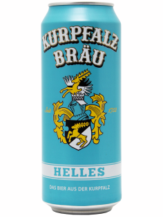 Пиво Kurpfalz Brau Helles, 0.5л