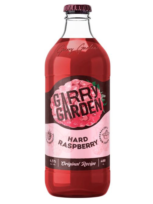Пивной напиток Garry Garden Малина, 0.4л