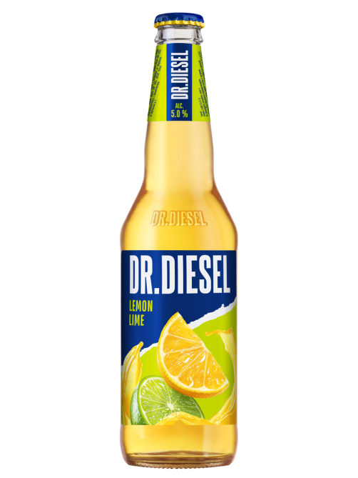 Пивной напиток Doctor Diesel лимон-лайм, 0.4л