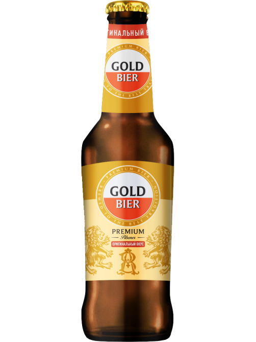 Пиво Gold Bier Premium Pilsener, 0.44л