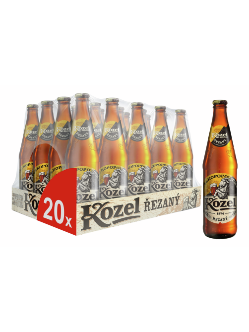 Пиво Velkopopovicky Kozel Rezany светлое, 0.45л
