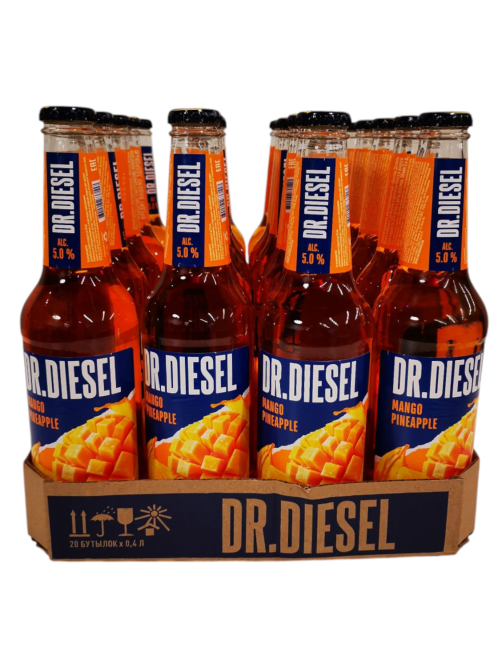 Пивной напиток Doctor Diesel Mango-Pineapple манго и ананас, 0.4л