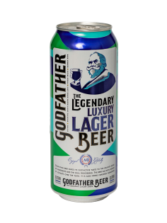 Пиво Godfather the legendary Luxury Lager светлое, 0.5л