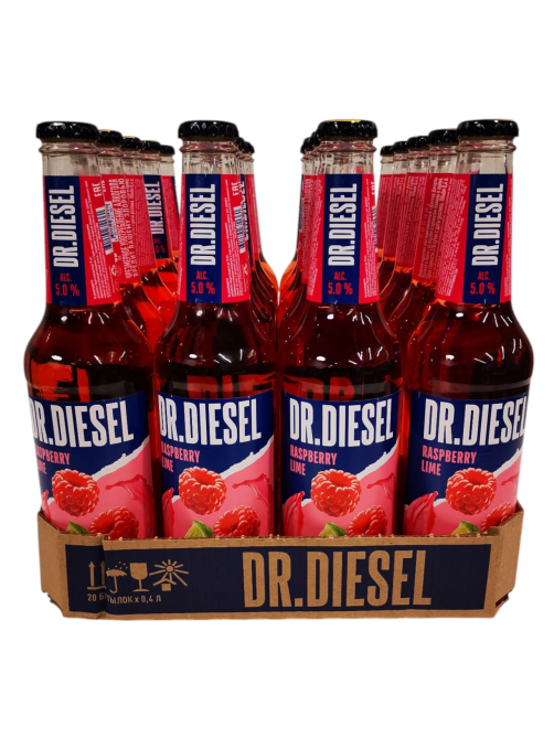 Пивной напиток Doctor Diesel малина-лайм, 0.4л