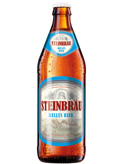 Пиво Steinbrau Helles светлое фильтрованное пастеризованное, 0.5л