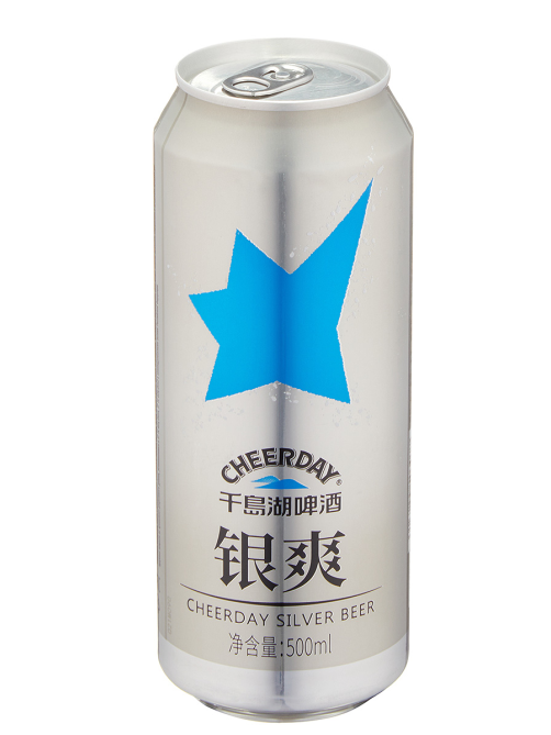 Пиво Cheerday Silver светлое, 0.5л