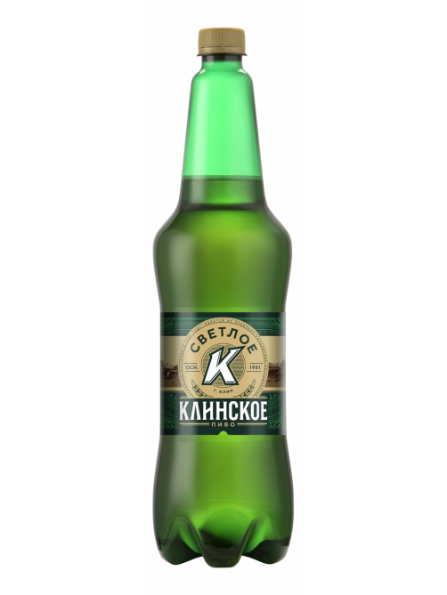 Пиво Клинское светлое, 1.15л