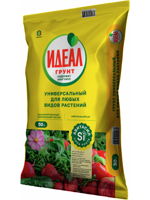 Грунт Идеал универсальный, 50л
