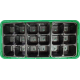 Мини-парник для рассады Ingreen 18 ячеек 455 х 215 х 130мм зеленый, 60шт