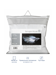 Tarrington House Подушка пух 15% перо 85%, 68 x 68см