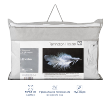 Tarrington House Подушка пух 15% перо 85%, 50 x 68см