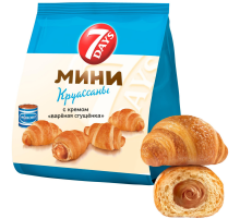 Мини круассаны 7 Days c кремом со вкусом вареная сгущенка, 265г