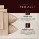 Комплект постельного белья Verossa Stripe Светлый кашемир евро