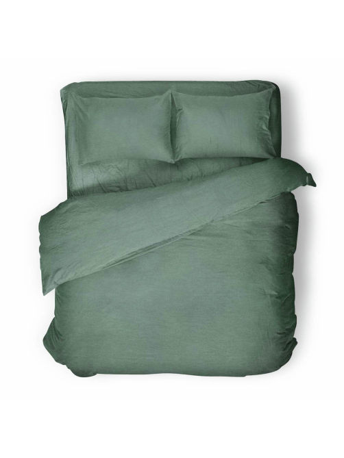 Простыня Verossa Melange Emerald, 220 х 240см