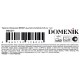 Тарелка обеденная Domenik Mood Smoky Blue, 24.8см