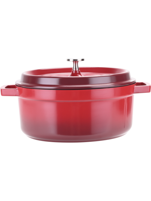 Кастрюля Red с крышкой 4.26л, 24см