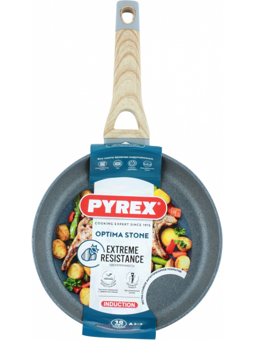 Сковорода Pyrex Optima stone, 28см