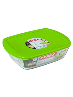 Форма для запекания Pyrex Cook&Store прямоугольная с крышкой 1.1л, 23 х 15 x 6.5см