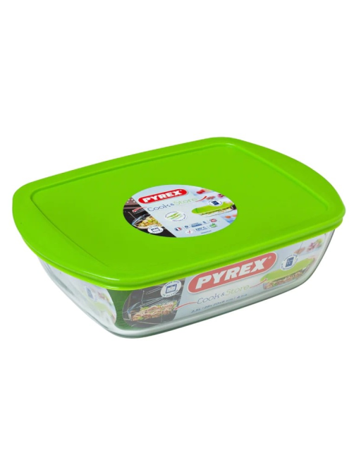 Форма для запекания Pyrex Cook&Store прямоугольная с крышкой 1.1л, 23 х 15 x 6.5см