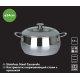 Кастрюля с крышкой Belly Shape 5.5л, 24см
