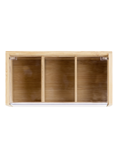 Короб для чайных пакетиков 3 отделения, 22 x 11см