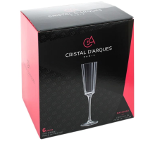 Набор бокалов для шампанского Cristal d'Arques Macassar, 170мл х 6шт