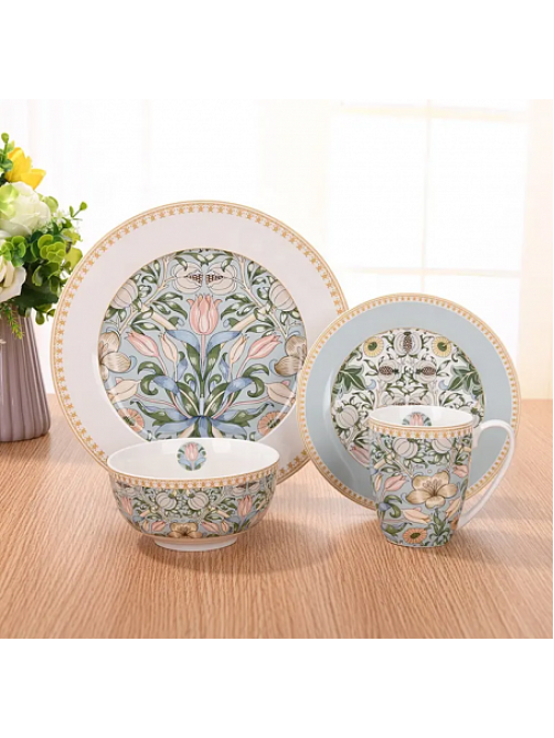 Тарелка Flowers Fioretta обеденная, 27см