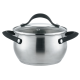 Кастрюля с крышкой Mercury 1.8л, 16см