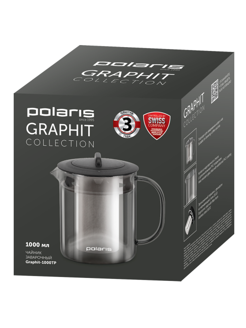 Чайник заварочный Polaris Graphit, 1л