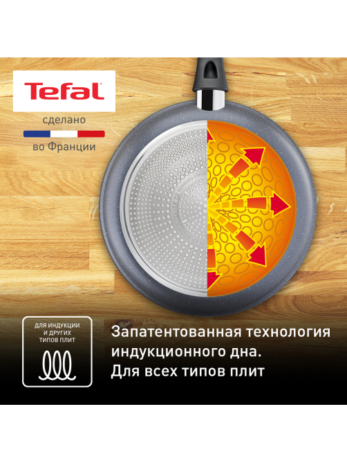 Сковорода Tefal Healthy chef для индукционных плит, 28см