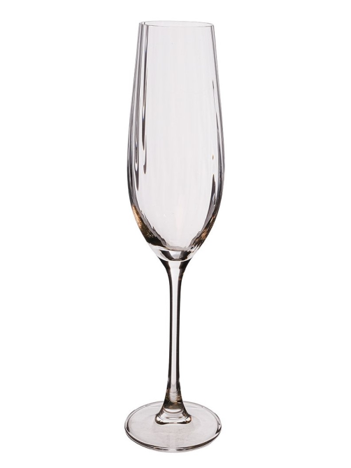 Набор бокалов для шампанского Crystalite Bohemia Columbia Avax Optic, 260мл x 2шт